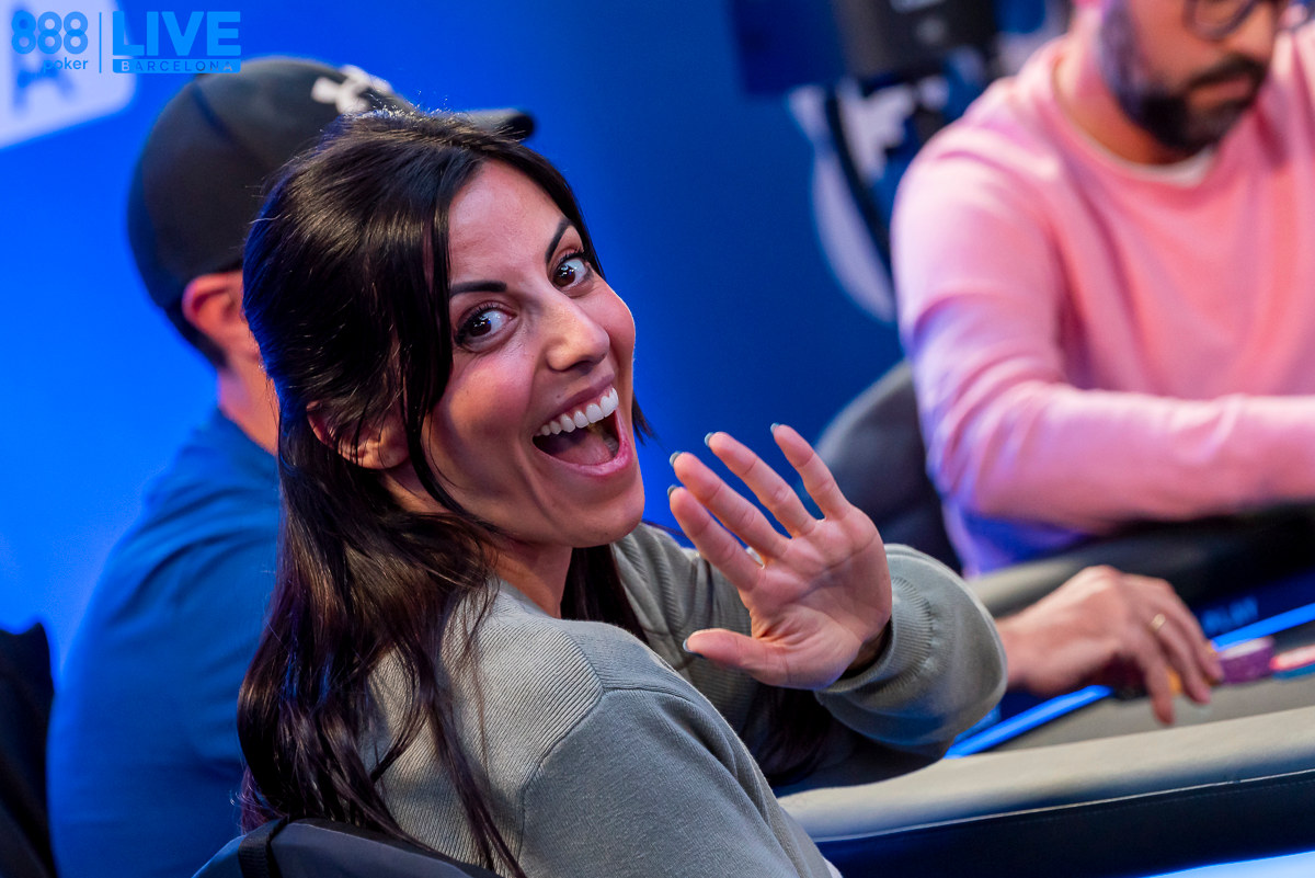 888poker LIVE Barcelona - Day 1B - Lucia Navarro