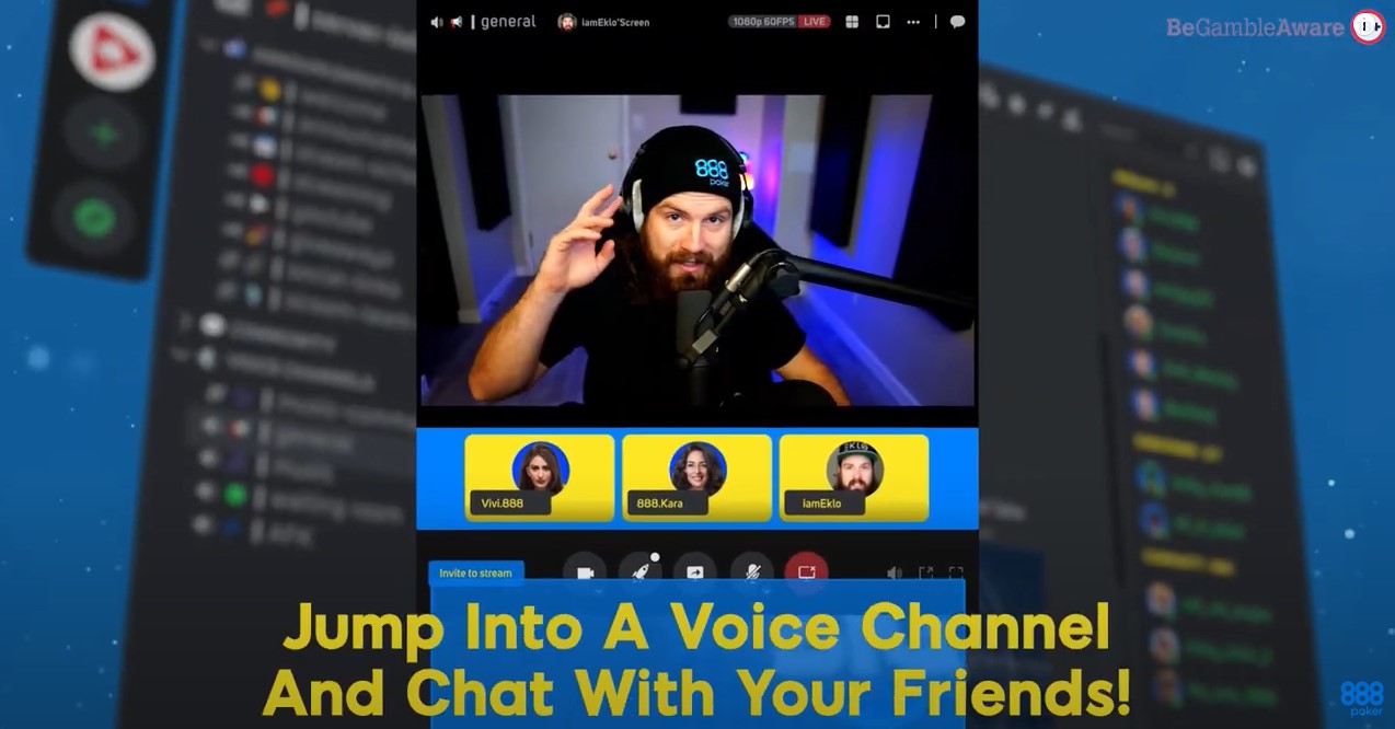 888poker Discord Voice Channels