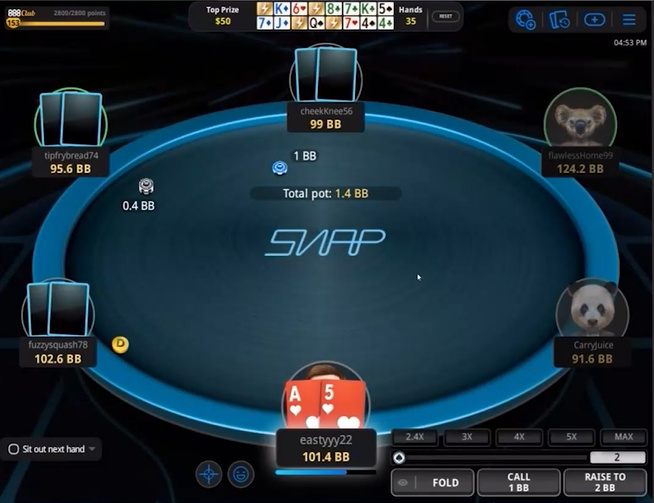 New 888poker PC Platform - SNAP New Look