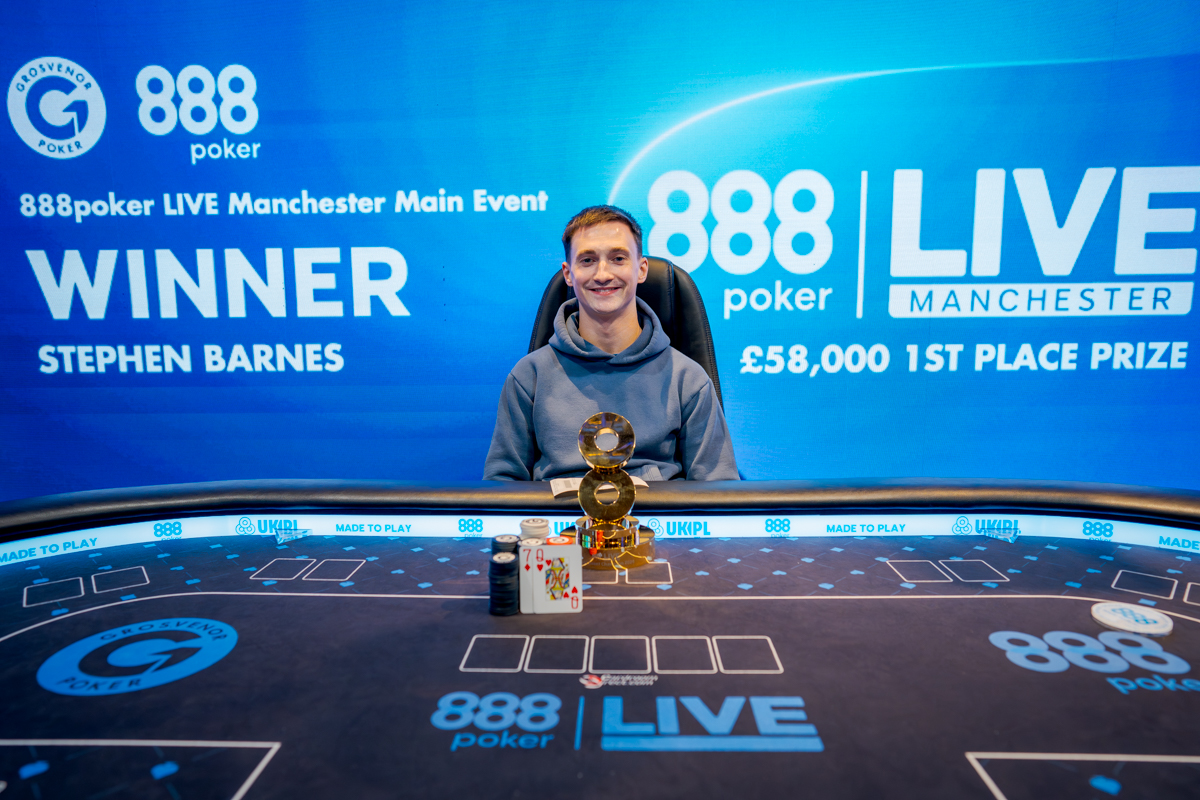 888poker LIVE Manchester Main Event - Stephen Barnes