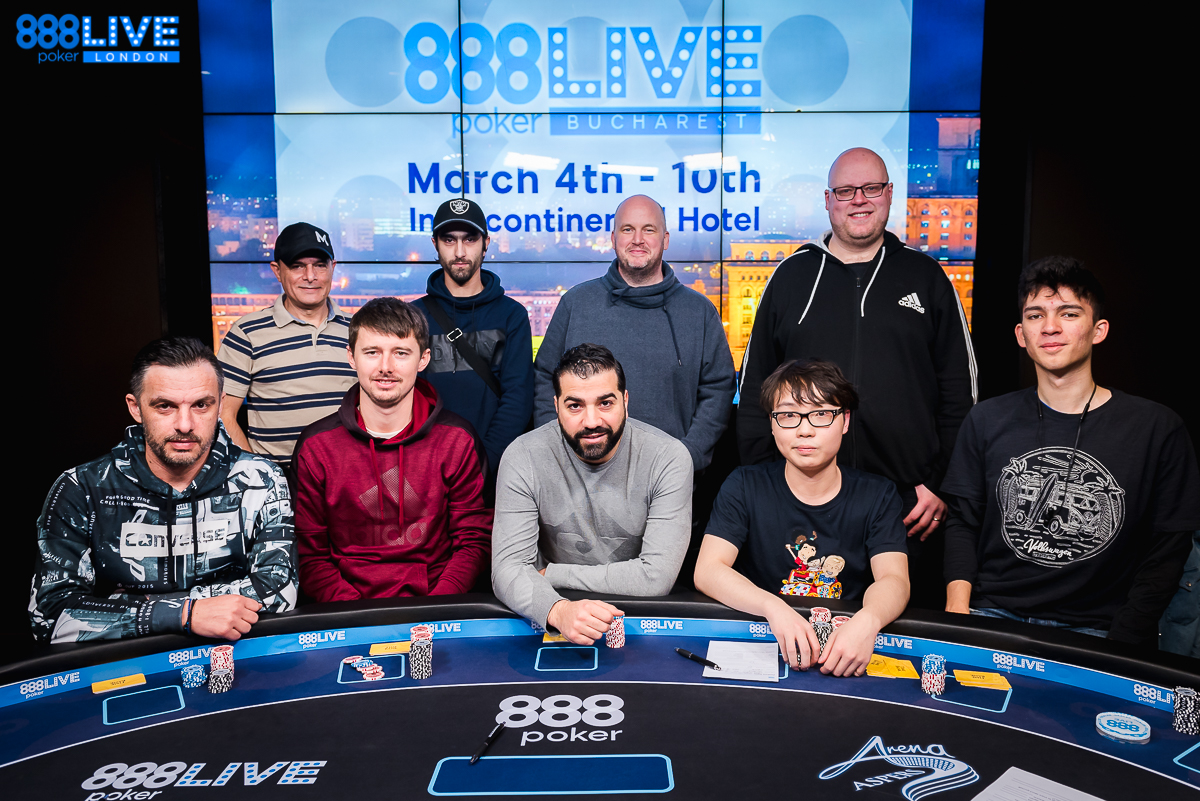 Final 9 at 888poker LIVE London Kickoff