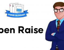 Open Raise straight draw Poker