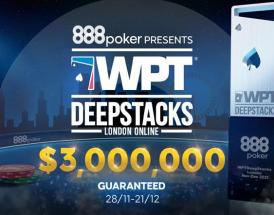 888poker Joins WPT DeepStacks for over $3M GTD Online Poker Series!