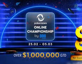 PokerNews Online Championship Heads to 888poker with Over $1 Million GTD!