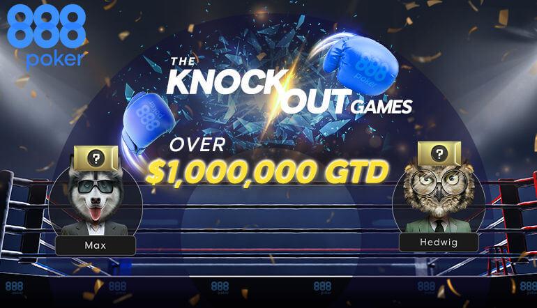 888poker KO’s the Competition with $1 Million GTD Knockout Games Series!