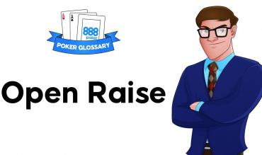 Open Raise straight draw Poker