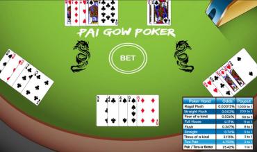 Pai Gow table