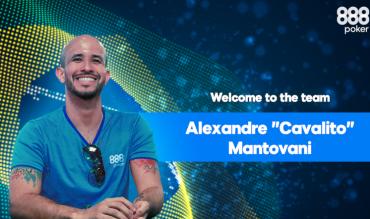 Brazilian Alexandre “Cavalito” Mantovani Joins 888poker Team of Ambassadors