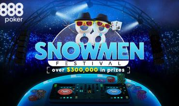 Spice Things Up at 888poker in our End of Year $300K GTD Snowmen Festival!